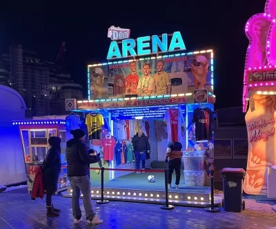 Arena Fußball Dosenschiessen