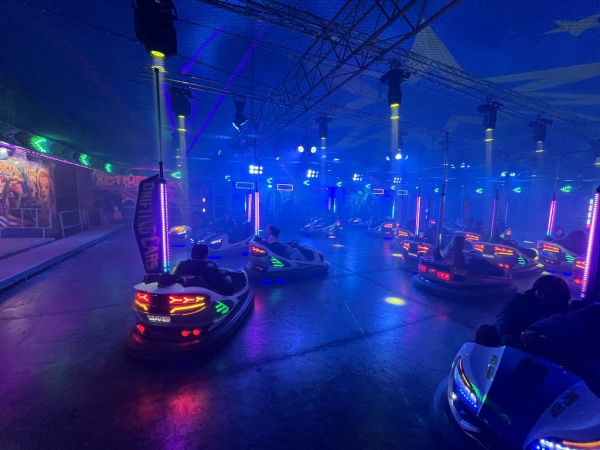 Autoscooter auf dem Hamburger Dom