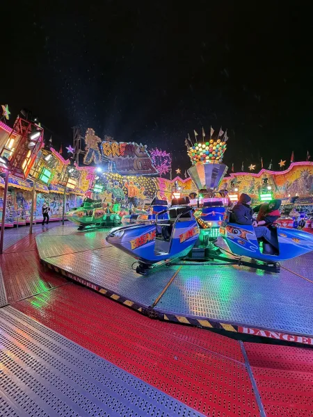 Break Dancer auf dem Hamburger Winterdom 2025