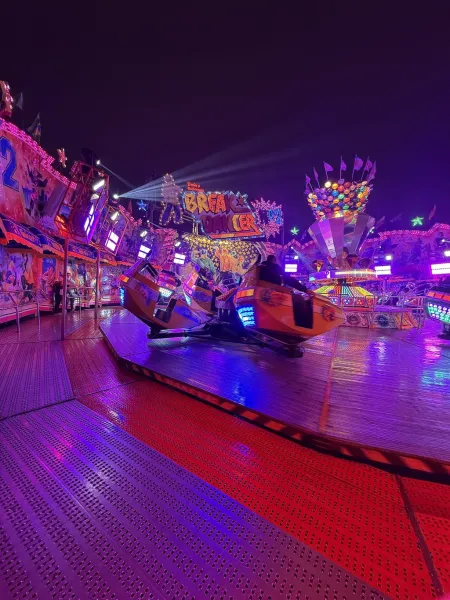 Break Dancer auf dem Hamburger Winterdom 2025