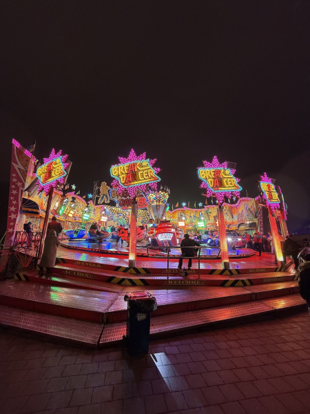 Break Dancer auf dem Hamburger Winterdom 2025