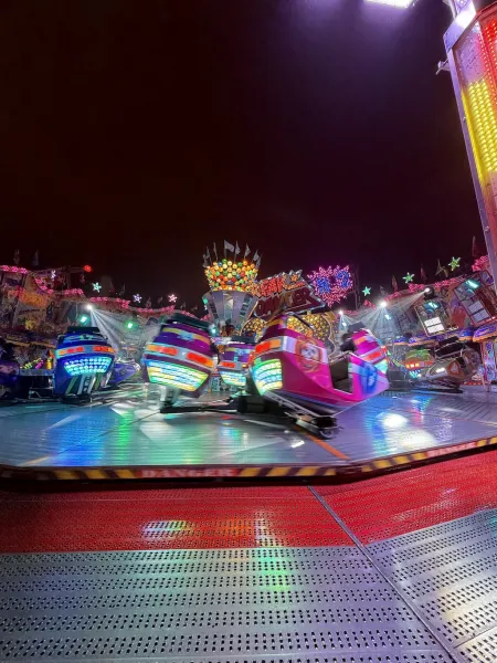 Break Dancer auf dem Hamburger Winterdom 2025